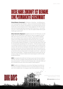 diese nahe zukunft ist beinahe eine permanente gegenwart