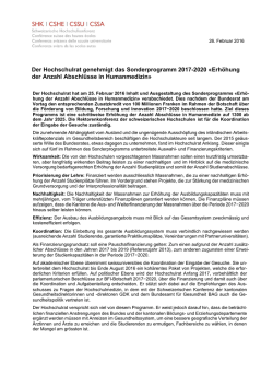 hier zur Medienmitteilung