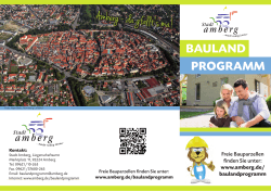 Hinweise zum Baulandprogramm