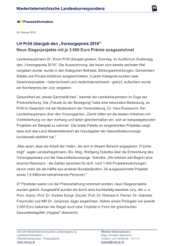 Seite als PDF speichern - Das Land Niederösterreich