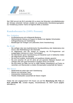 Inserat - Fachhochschule St.Gallen