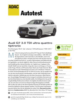 Audi Q7 3.0 TDI ultra quattro tiptronic