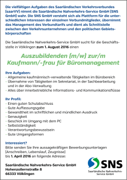 Auszubildenden (m/w) zur/m Kaufmann/-frau für