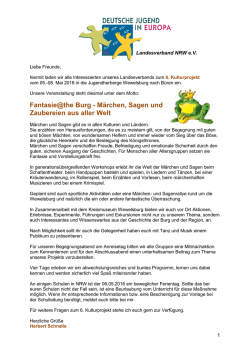 Die ausführliche Einladung mit allen Infos zur Teilnahme und