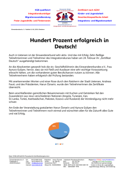 Pressebericht! - Einwandererbund e.V.