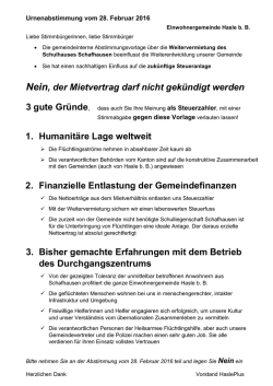 28.02.2016, Abstimmung