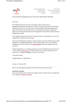 Infos...  - Ausgleichskasse Schwyz