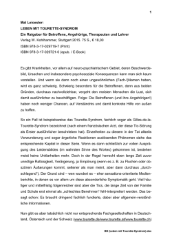 Leben mit Tourette-Syndrom - Arbeitsgemeinschaft Psychosoziale