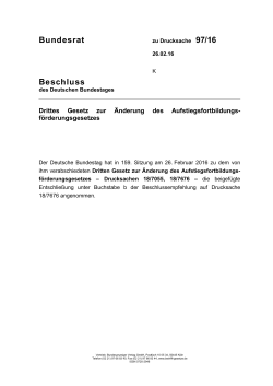 BT zu97/16 Grunddrucksache (PDF, 226KB, nicht