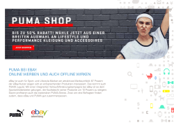 puma bei ebay: online werben und auch offline