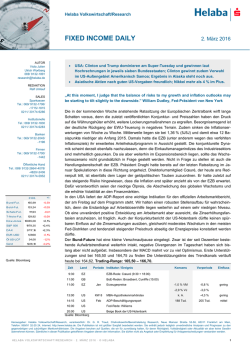Fixed Income Daily