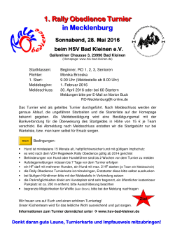 Einladung ROT 23996 Bad Kleinen 28.5.2016