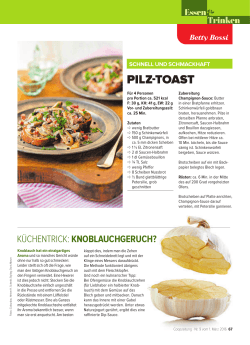 pilz-toast - Coopzeitung