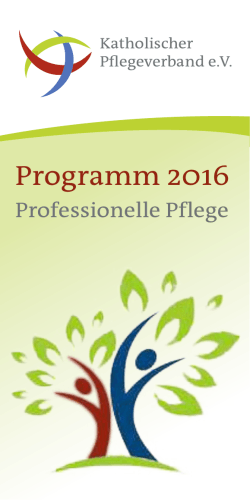 KPV-Jahresprogramm 2016 - Katholischer Pflegeverband e.V.