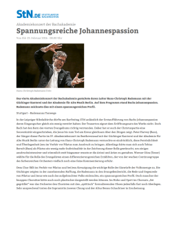 Stuttgarter Nachrichten Online, 23. Februar 2016