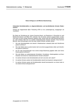 Drs. 17/5240 - Nieders&auml;chsischer Landtag