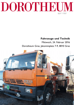 PDF Katalog - Dorotheum Fahrzeug & Technik Auktionen