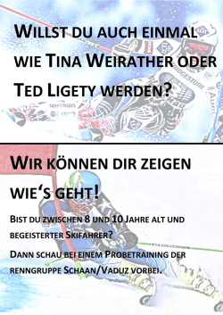 Skiclubflyer PDF - Skiclub Schaan