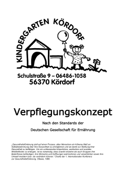 Verpflegungskonzept im Kindergarten Körd[...]
