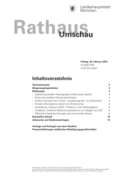 Umschau - München