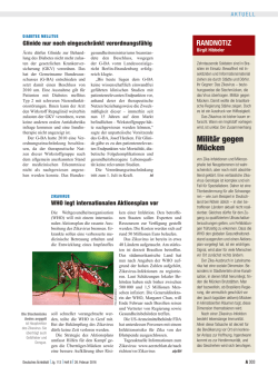 Militär gegen Mücken - Deutsches Ärzteblatt