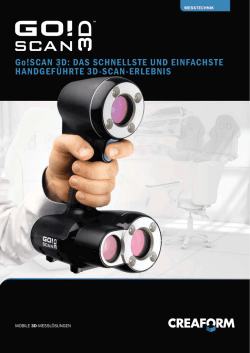Go!SCAN 3D - Industrieauskunft