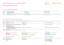 Tagungsprogramm für registrierte Teilnehmer im PDF