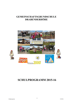 Schulprogramm - GGS Drabenderhöhe