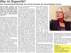 Was ist Organetik?