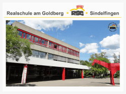 Unser Schulprofil - Realschule Goldberg