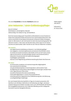 erfahren Sie mehr &uuml;ber dieses Stellenangebot. - Josef