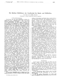 Die Berliner Kühlhäuser der Gesellschaft für Markt— und Kühlhallen.