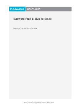 Dokumentation Basware Free e