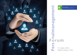 iGZ-Forum Personalmanagement