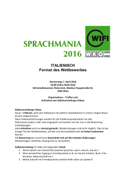 Ablauf 2016 - WIFI Österreich