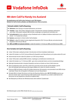 InfoDok 397: Mit dem CallYa-Handy ins Ausland