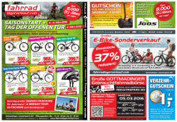 E-Bike-Sonderverkauf - Fahrradlagerverkauf