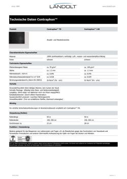 Technische Daten Contraphon