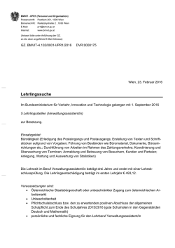 Ausschreibungstext Lehrstellen (pdf 320 KB)