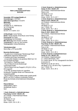 Redefin Hallen-Landesmeisterschaft Fahren 26.03.2016