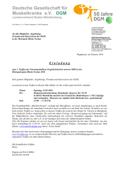 Einladung mit Anfahrtsbeschreibung als PDF