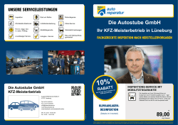 Zum Prospekt - Die Autostube GmbH