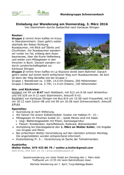 Wandergruppe Schwerzenbach