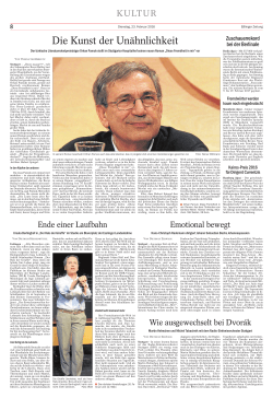 Eßlinger Zeitung, 23. Februar 2016