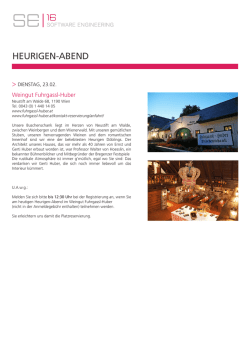 HEURIGEN-ABEND