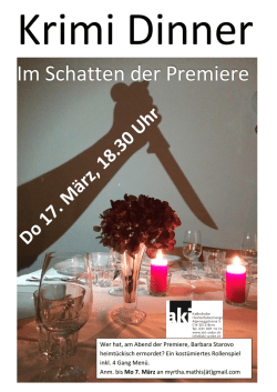 Im Schatten der Premiere