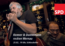 Werner Dannemann und ich „rocken“ den