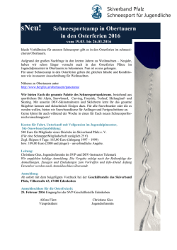 Info - Skiverband Pfalz