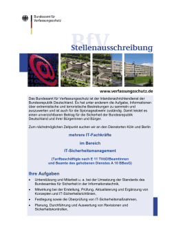 Ihre Aufgaben - Bundesverwaltungsamt