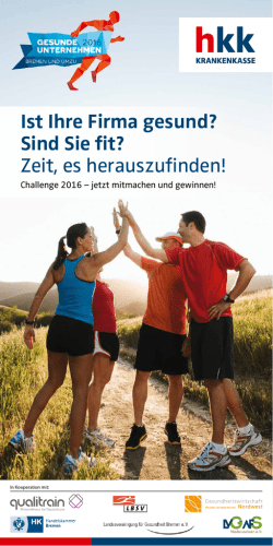 Ist Ihre Firma gesund? Sind Sie fit? Zeit, es herauszufinden!